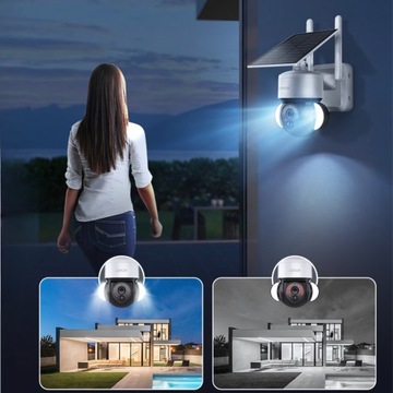 GSM СОЛНЕЧНАЯ КАМЕРА ДЛЯ LTE SIM-КАРТЫ, ВРАЩАЮЩАЯСЯ НА УЛИЦЕ, 3 Мп Mevo