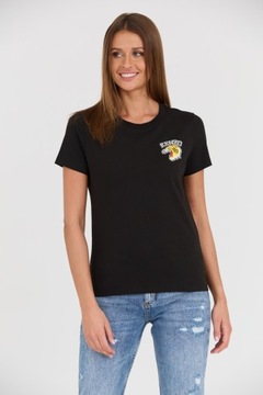 KENZO Czarny t-shirt WITH 'TIGER VARSITY' PRINT M