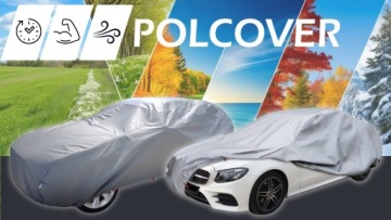 Автомобильный чехол брезентовый 4 слоя +PAS р. S 410см хэтчбек