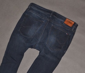 TOMMY HILFIGER JEANS SIMON NAVY BLUE SKINNY WASH JEANS ORYGINAŁ_______36/32