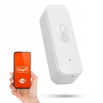 Czujnik Detektor Temperatury i Wilgotności WiFi Tuya Android Smart Home
