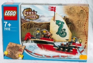 Lego Castle Orient Expedition Statek Cesarza 7416 Nowy Unikat 2003