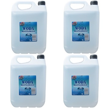 WODA DESTYLOWANA 20L 4X5L CAR-TECH
