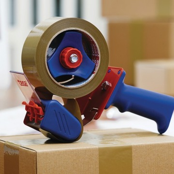 Диспенсер для упаковочных лент фидер + лента 48х50 TESA STANDARD х 12 шт.