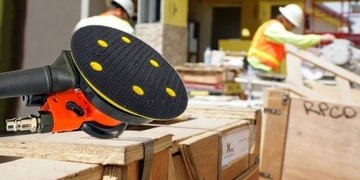 SZLIFIERKA OSCYLACYJNA PNEUMATYCZNA MIMOŚRODOWA DO DREWNA METALU 125mm 5mm