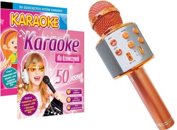 Solidny MIKROFON BEZPRZEWODOWY, Karaoke dla dzieci