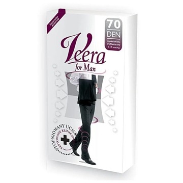 Veera for man Skarpety uciskowe Skin life 70DEN M