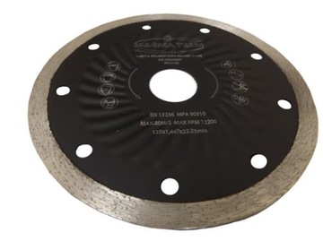 Tarcza diamentowa tarcze do ceramiki 125x22,2 ciągła MCC125