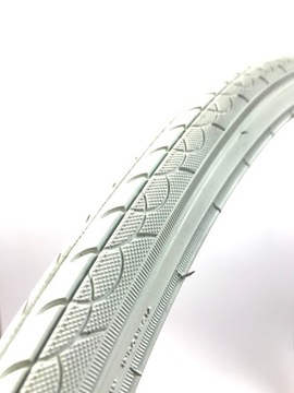 Opona rowerowa biała 700x45C 28x1 5/8x1 3/4 kolor biały
