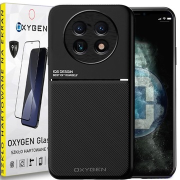 Etui pokrowiec case marki IQS OXYGEN do Realme 12 5G + SZKŁO HARTOWANE