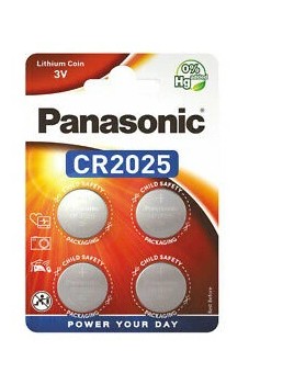 4x Bateria litowa Panasonic CR2025 2025 3V cena za 4 sztuki