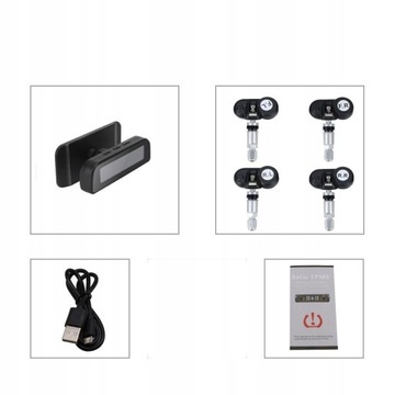TPMS Монитор давления в шинах с 4 датчиками
