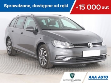 Volkswagen Golf VII Variant Facelifting 1.6 TDI-CR DPF BMT 115KM 2018 VW Golf 1.6 TDI, Serwis ASO, Automat, Navi, Klima