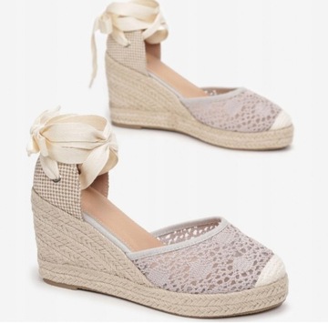 СЕРЫЕ БОСОНОЖКИ НА ТЕХНИКЕ, ЭСПАДРИЛИ 38