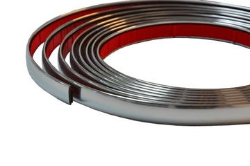 3 M SAMOPRZYLEPNA LISTWA CHROM 6x2,7 mm CHROMOWANA