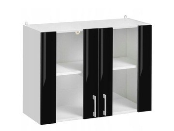 ecoModel Szafka wisząca WW8/60 Czarny Połysk
