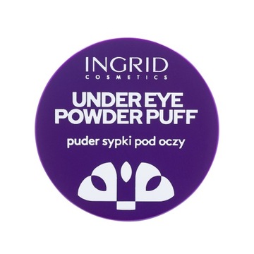 INGRID COSMETICS POWDER PUFF SYPKI PUDER POD OCZY 5 G