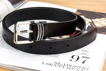 РЕМЕНЬ ДЛЯ БРЮК И ЮБКИ ЖЕНСКИЙ, Натуральная кожа