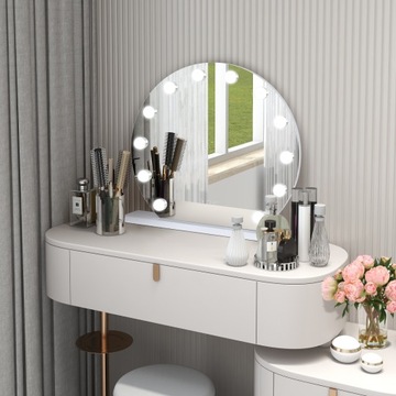 50cm Lusterko do makijażu 12 LED Lustro w stylu Hollywood ELECWISH