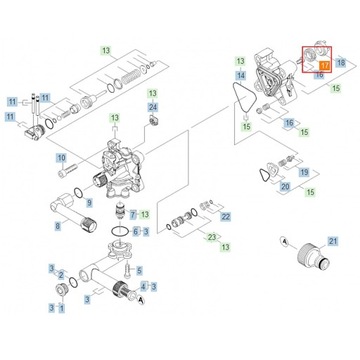 Сальниковые уплотнения Karcher K3 K4 K5