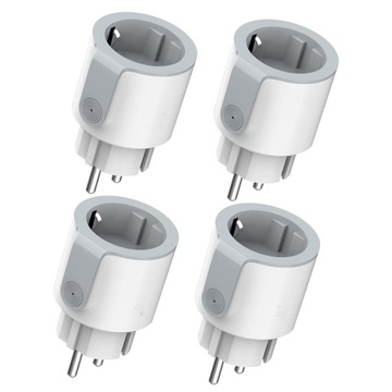 Zestaw 4X SMART PLUG WIFI WATOMIERZ PROGRAMATOR CZASOWY GNIAZDO