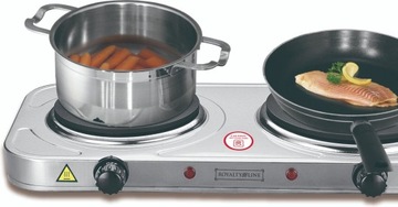 Kuchenka Przenośna Royalty Line HP-18204 elektryczna 1000W+ 1500W (378-379)