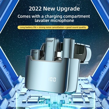 Мини-беспроводной петличный микрофон для мобильных устройств