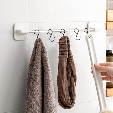 ПЕРИЛА КУХОННЫЕ КРЮЧКИ НАБОР ВЕШАЛОК 10 шт.