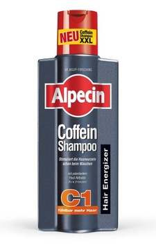 ALPECIN Caffeine Shampoo C1 XXL 375ml Szampon Przeciw Wypadaniu Włosów