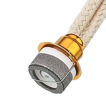 Запасной фитиль для ароматической масляной лампы, длина 5,3 дюйма, каталитическая горелка, золото.