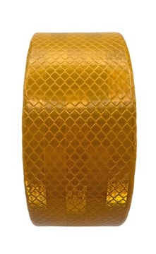 ЛЕНТА САМОКЛЕЯЩАЯСЯ СВЕТООТРАЖАЮЩАЯ, 25М, КОНТУРНАЯ, ЖЕЛТАЯ