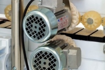 Кромкооблицовочный станок LANGE B80 KF, предварительная полировка