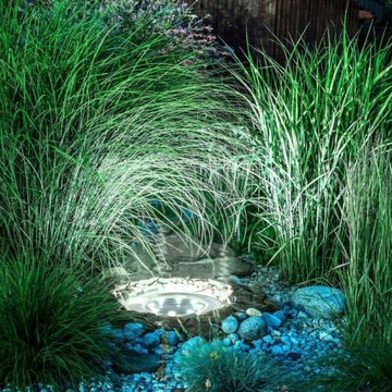 ПРИБОРНАЯ ЛАМПА 12LED СОЛНЕЧНАЯ САДОВАЯ, вбитая в ЗЕМЛЮ x4