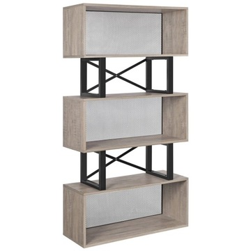 Regał ERGO hakano - BOOKCASE/GREY/BLACK/X/80X30X14