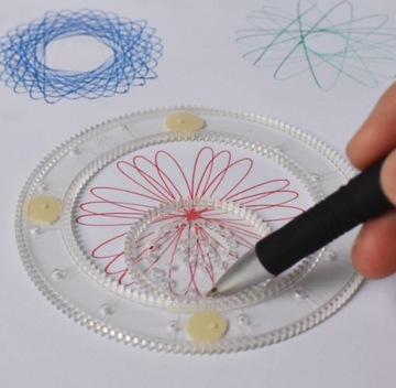 НАБОР ДЛЯ РИСОВАНИЙ СПИРОГРАФОВ, РАЗВИВАЮЩАЯ ИГРУШКА ДЛЯ ДЕТЕЙ