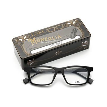 +3.0 Plusy LOKI - ITALY Okulary do komputera Blue Block okulary do czytania