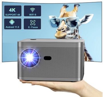Projektor Rzutnik LED Wifi 5G Android SMART TV FULL HD 450ANSI do domu