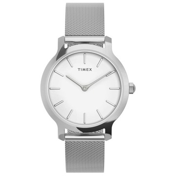 Zegarek Damski Timex TW2U86700 srebrny