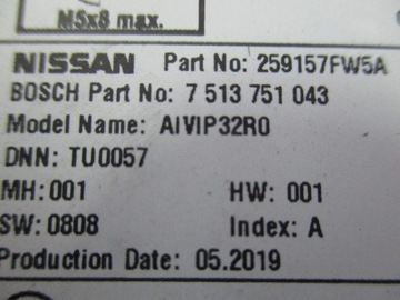 Радионавигация Nissan Qashqai II J11 259157FW5A