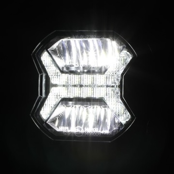 Jeep Wrangler JK lampy led podszybie 2x45W
