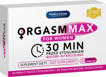 Таблетки для либидо Orgasm MAX для женщин.