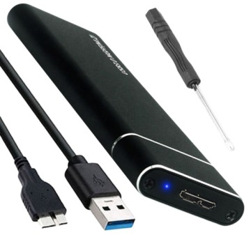 КОРПУС ДЛЯ ДИСКА SSD M.2 SATA NGFF USB 3.0 КОРПУС АДАПТЕР B КЛЮЧ