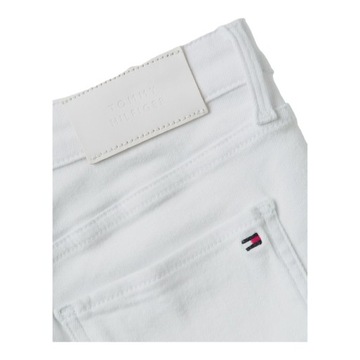 TOMMY HILFIGER SPODNIE DAMSKIE JEANSOWE TH FLEX COMO SKINNY BIAŁE r.27/30