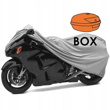 Pokrowiec Motocyklowy eXtremestyle M z Kufrem