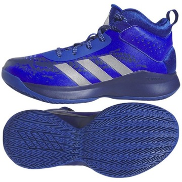 Buty adidas Cross Em Up 5 K Wide HQ8495 - NIEBIESKI, 40