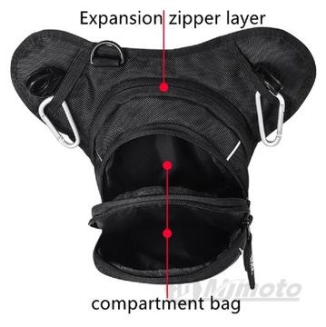 LAICOBEAR Водонепроницаемая мотоциклетная сумка на бедро, 5,5–7,5 л, поясная сумка для ног, КРАСНАЯ