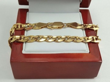 NIENOSZONA CUDOWNA ZŁOTA BRANSOLETKA GUCCI P585 12,01G 22CM