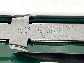 СТАЛЬНОЙ ОБИВОЧНЫЙ СТЕПЛЕР 4-14ММ + СКОБЫ 14 мм STALCO