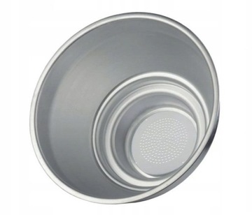 ALUMINIOWE CEDZIDŁO DO MLEKA 10L WKŁADY CEDZAK