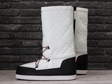 Buty damskie Hunter Snow Quilted WFT2012WWR-WHB